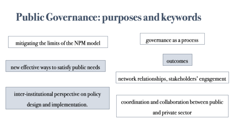 Old Public Administration, New Public Management And Public Governance ...